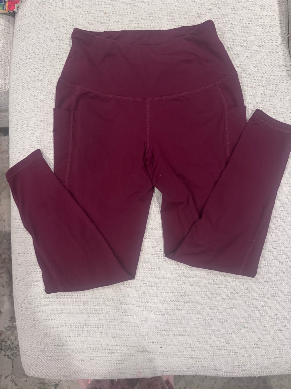 Baleaf Women's High-Waist Wine Leggings
